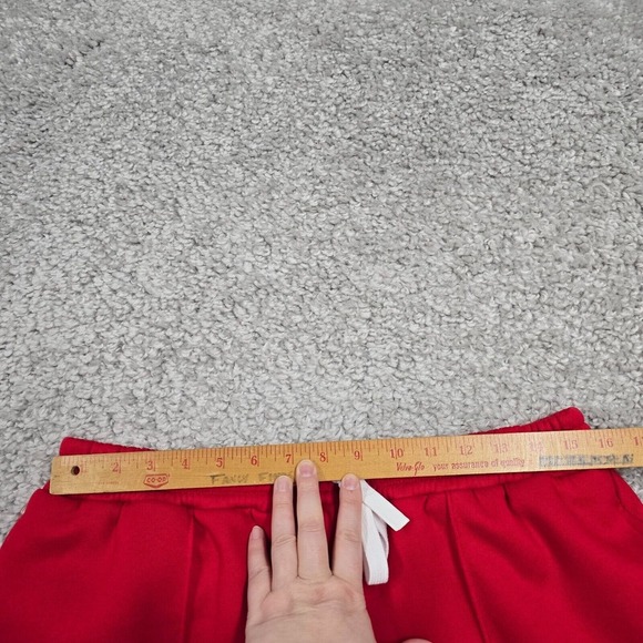 Missguided Sweatpants Womens Large Red Wide Leg Drawstring Pants Hip Hop - Picture 9 of 13